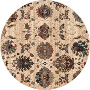 Dywan Superior Latica Krem Koło