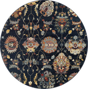 Dywan Superior Latica Navy Koło