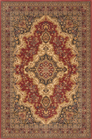 Dywan Polonia Królewski Burgund