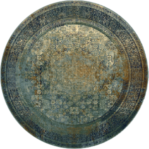 Dywan Omega Mamluk Dark Blue Koło