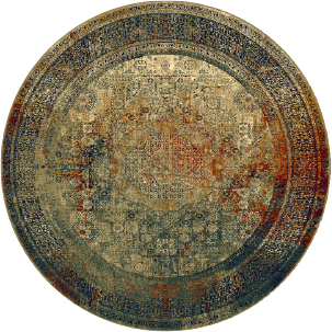 Dywan Omega Mamluk Szmaragd Koło